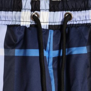 Burberry Burberry Classic Large Check Beach Shorts Blue - Image 2