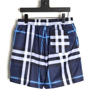 Burberry Burberry Classic Large Check Beach Shorts Blue - Image 3