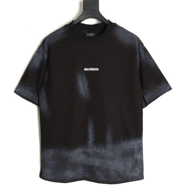 Balenciaga letters embroidered on the front and back