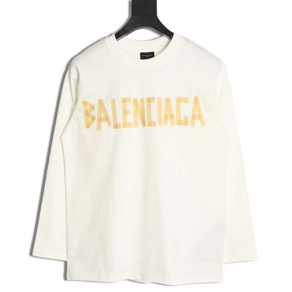 Balenciaga Masking Tape Long Sleeve
