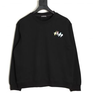 Balenciaga Painted Letter Crew Neck Sweatshirt
