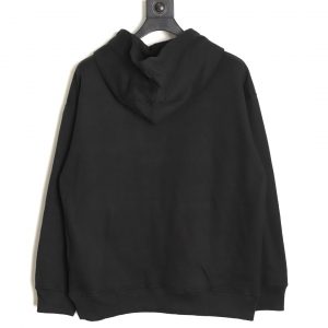 Alternative view of Gucci 3D Embossed Letter Logo Hoodie Black