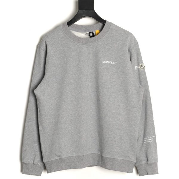 Moncler Hiroshi Fujiwara Ring Print Crew Neck Sweatshirt