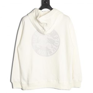 Alternative view of Burberry Foam Print Hoodie With Embroidered Logo on Chest and Back