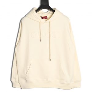 Gucci 3D Embossed Letter Logo Hoodie