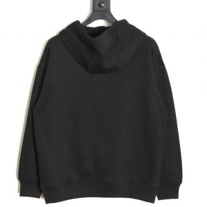 Alternative view of Gucci embroidered lettering hoodie Black