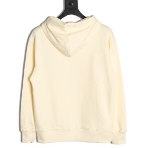 Alternative view of Loewe Hooded Sweatshirt with Leather Pocket and Embossed Logo on the Chest