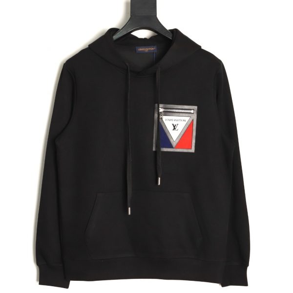Louis Vuitton Faux Zip Pocket Hoodie