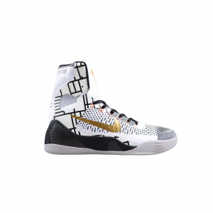 Alternative view of Nike Kobe 9 Elite White Fundamentals
