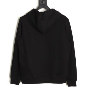 Alternative view of Loewe Fleece Hoodie With Embroidered Patch Black