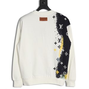 Alternative view of Louis Vuitton Ink Splatter Monogram Print Crewneck Sweatshirt