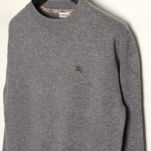 Alternative view of Burberry Crew Neck Embroidered Knit Sweater