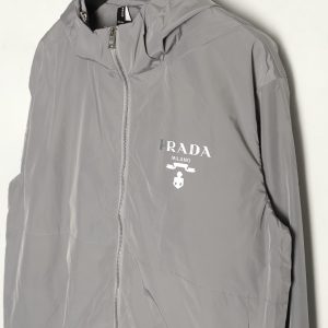 Alternative view of Prada Woven Gabardine with Logo Print