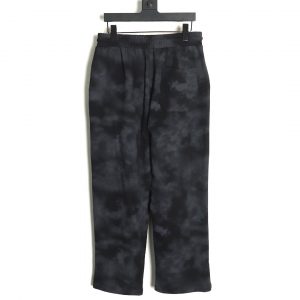Alternative view of Balenciaga Mud-dyed Washed Trousers With Tail Embroidery in Black