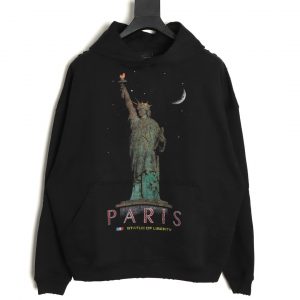 Balenciaga Statue of Liberty Print Hoodie
