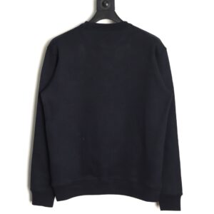 Alternative view of Burberry Black Lunar New Year Collection Crew Neck Sweatshirt with Embroidered and Flocked Horse